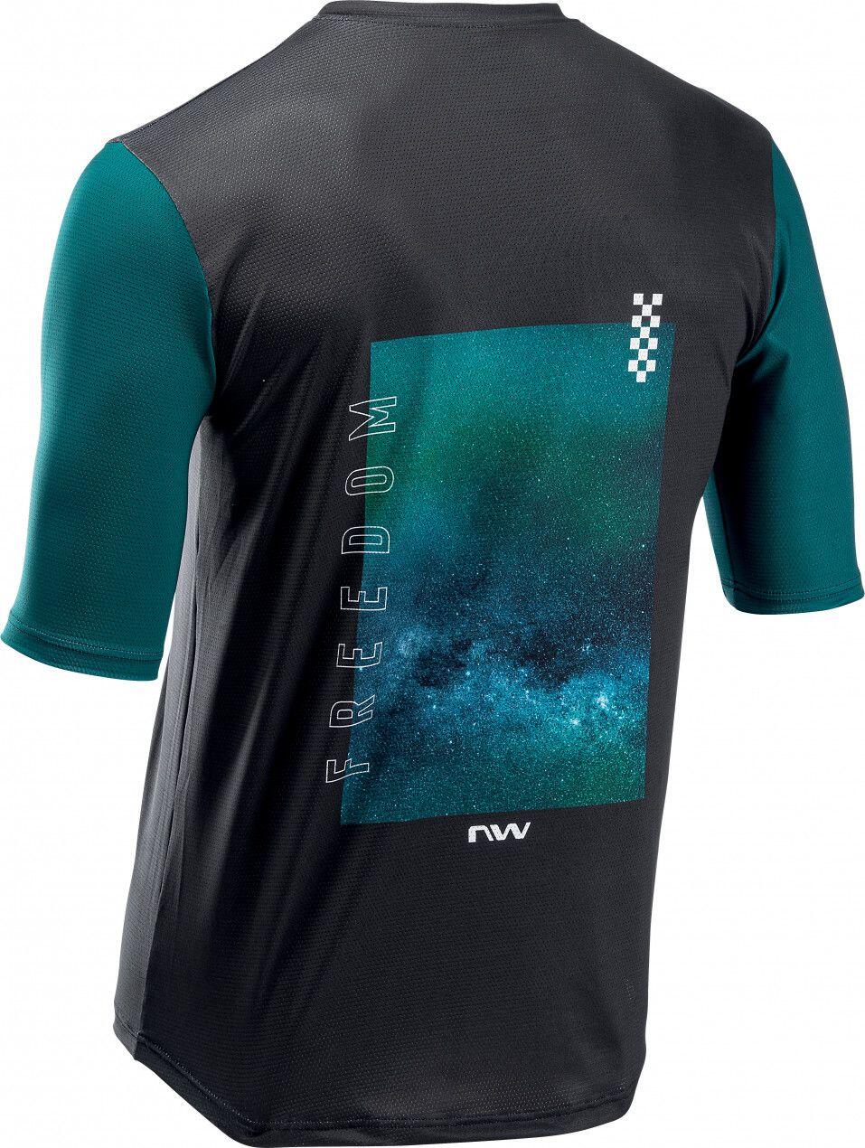 Northwave Freedom AM Short Sleeve Jersey Green 2/3