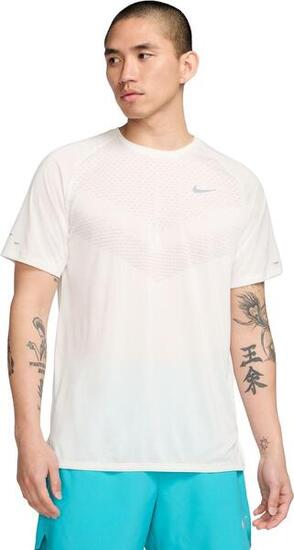 Maglia a maniche corte Nike Stride Beige Uomo