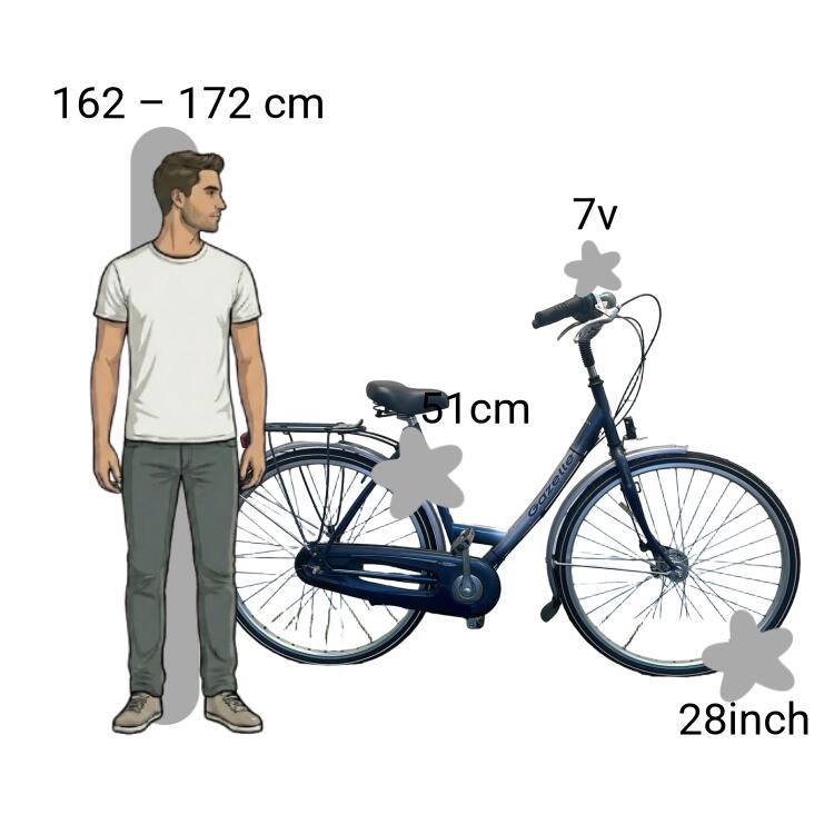 Bicicletta usata Gazelle Laguna 2/4