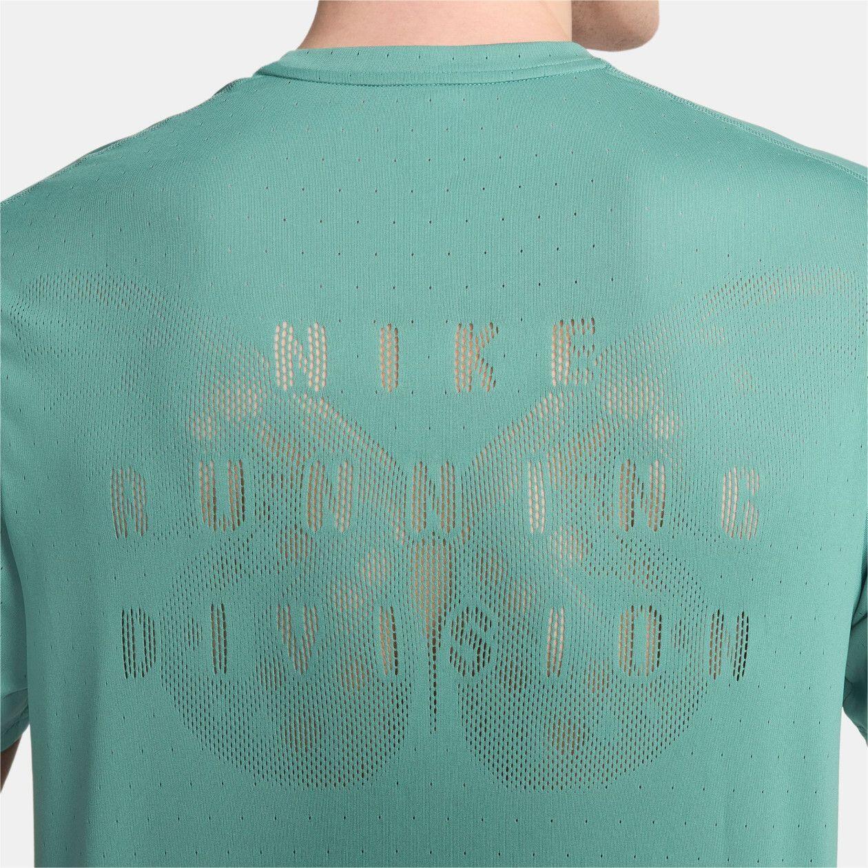 Nike Running Division Kurzarmtrikot Grün Herren 3/5