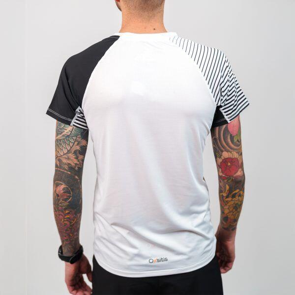 Oxsitis X-Train Herren Kurzarmtrikot Weiß/Schwarz 3/5