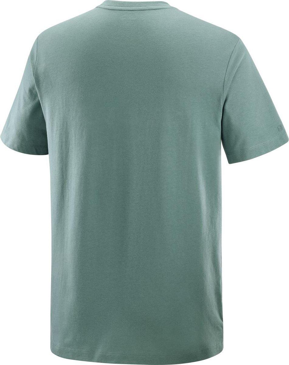 T-shirt manches courtes Salomon Logo Vert Homme 5/5