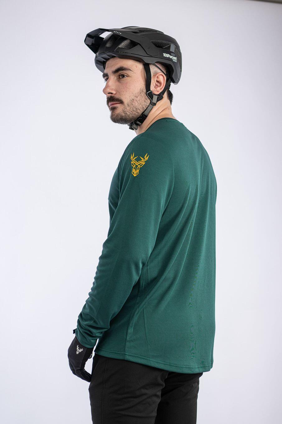 Maillot de manga larga Animoz Raw Green, hombre 4/4