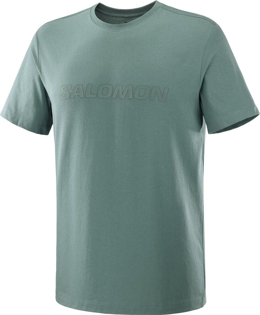 T-shirt manches courtes Salomon Logo Vert Homme 4/5