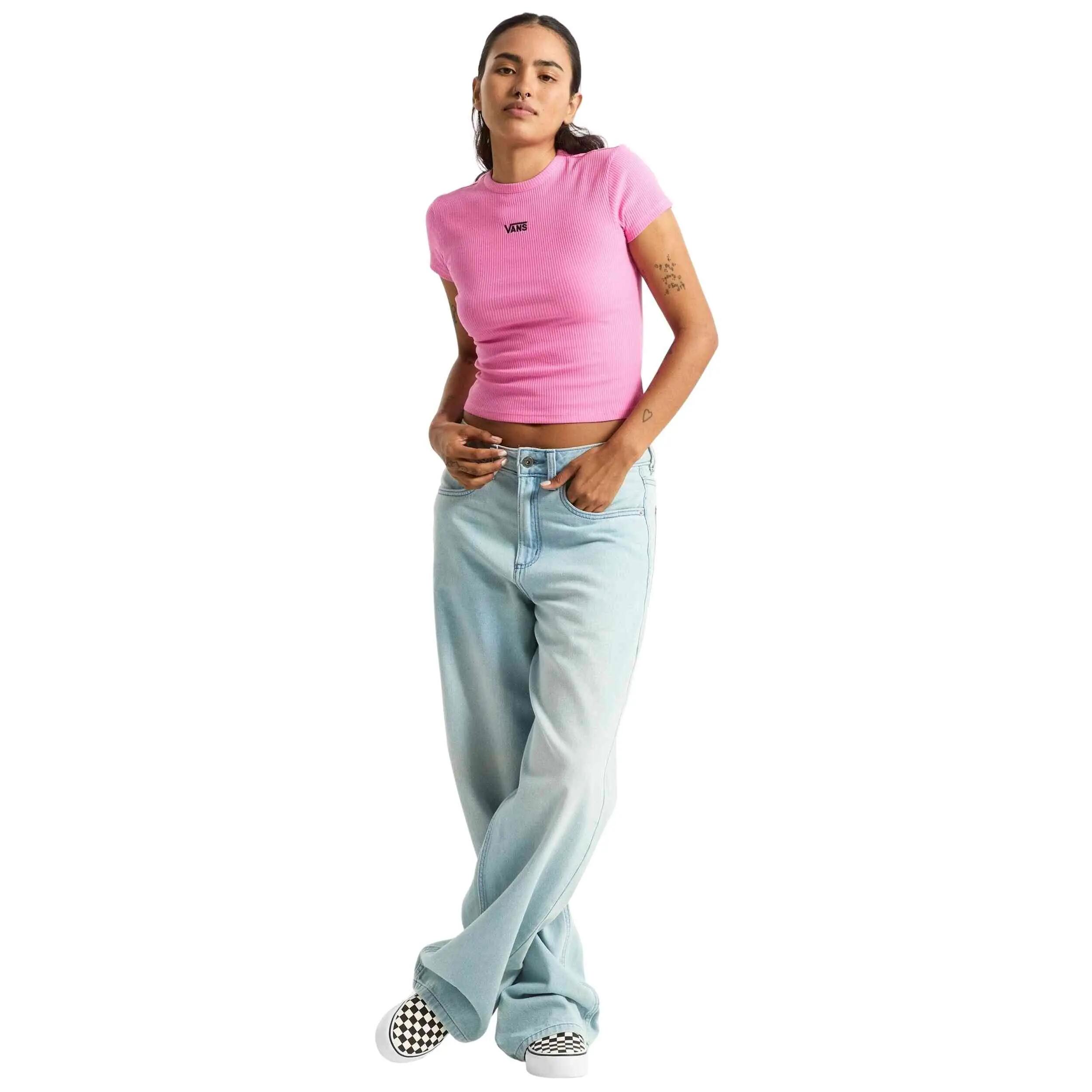 Camiseta de manga corta Vans modelo VN000RD1FRQ1 para mujer 2/5