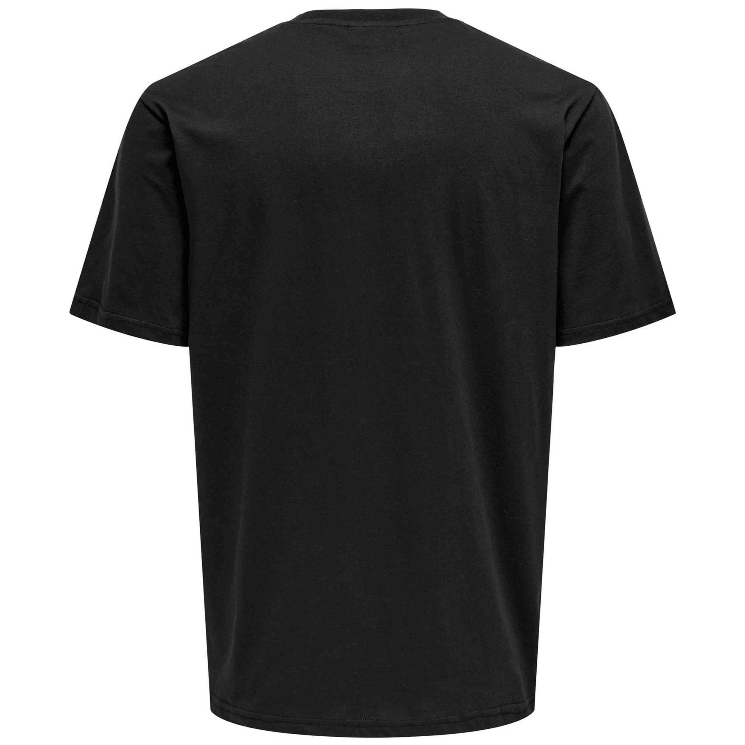 Maglia a maniche corte Only & sons modello 22033190-JETBLACKLOGO per uomini 2/5