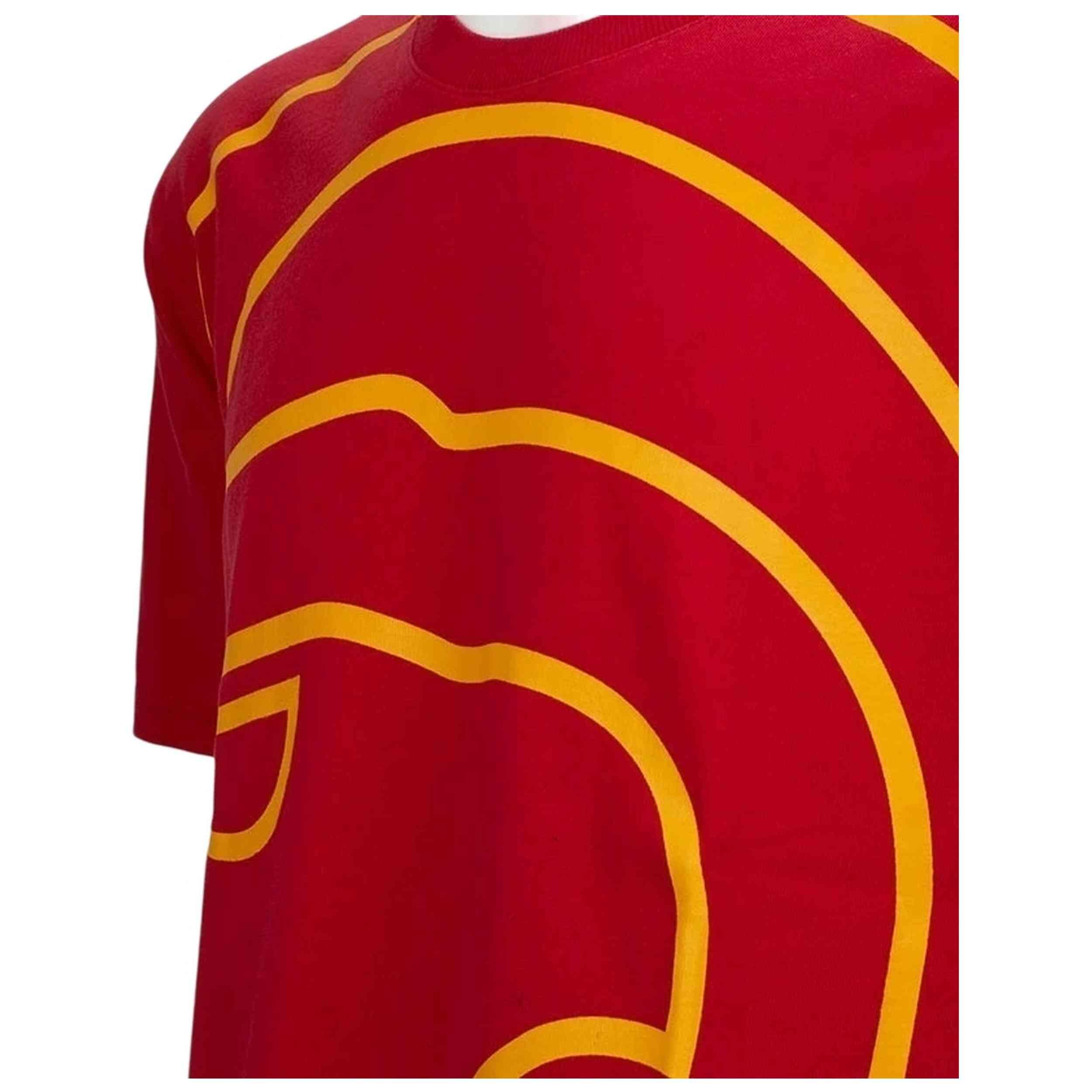 T-shirt met korte mouwen Mitchell & ness model Atlanta Hawks Red Big voor mannen 2/3