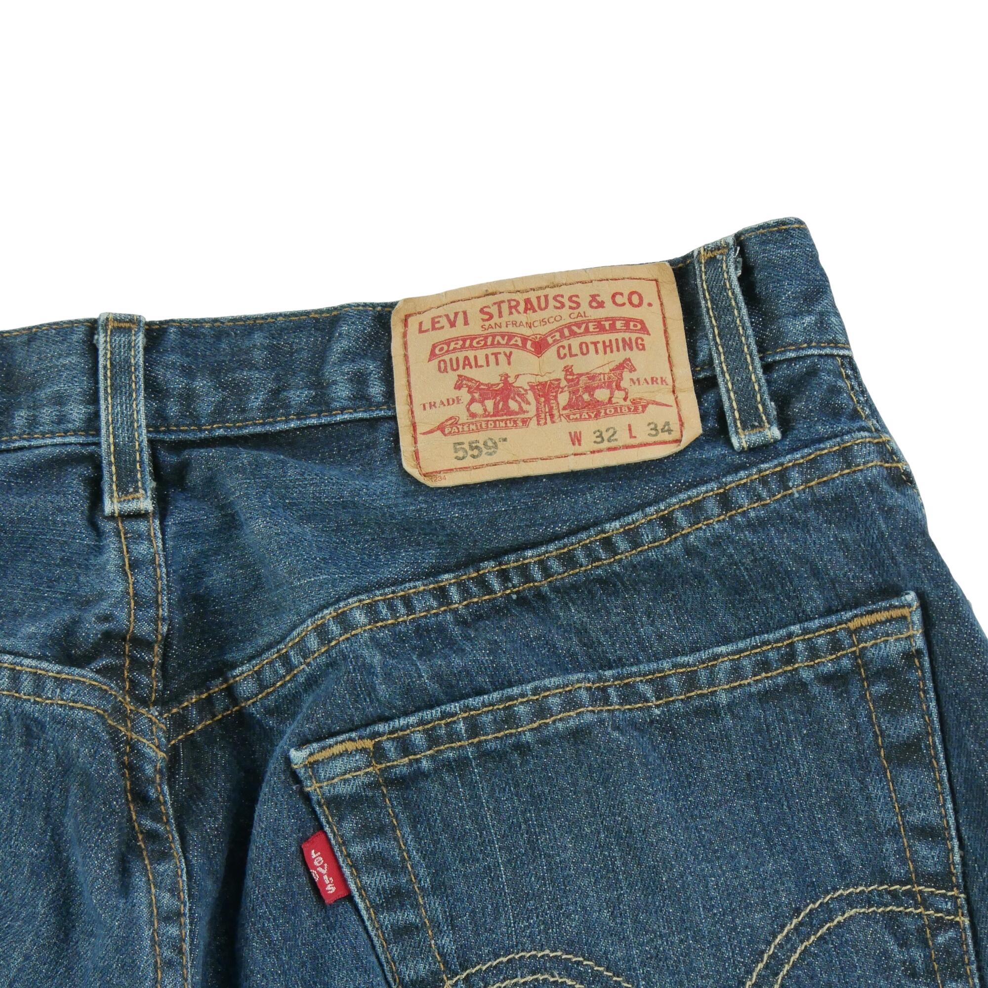 Tweedehands - Levi Strauss heren jeans 559 relaxed fit - Als nieuw 5/7
