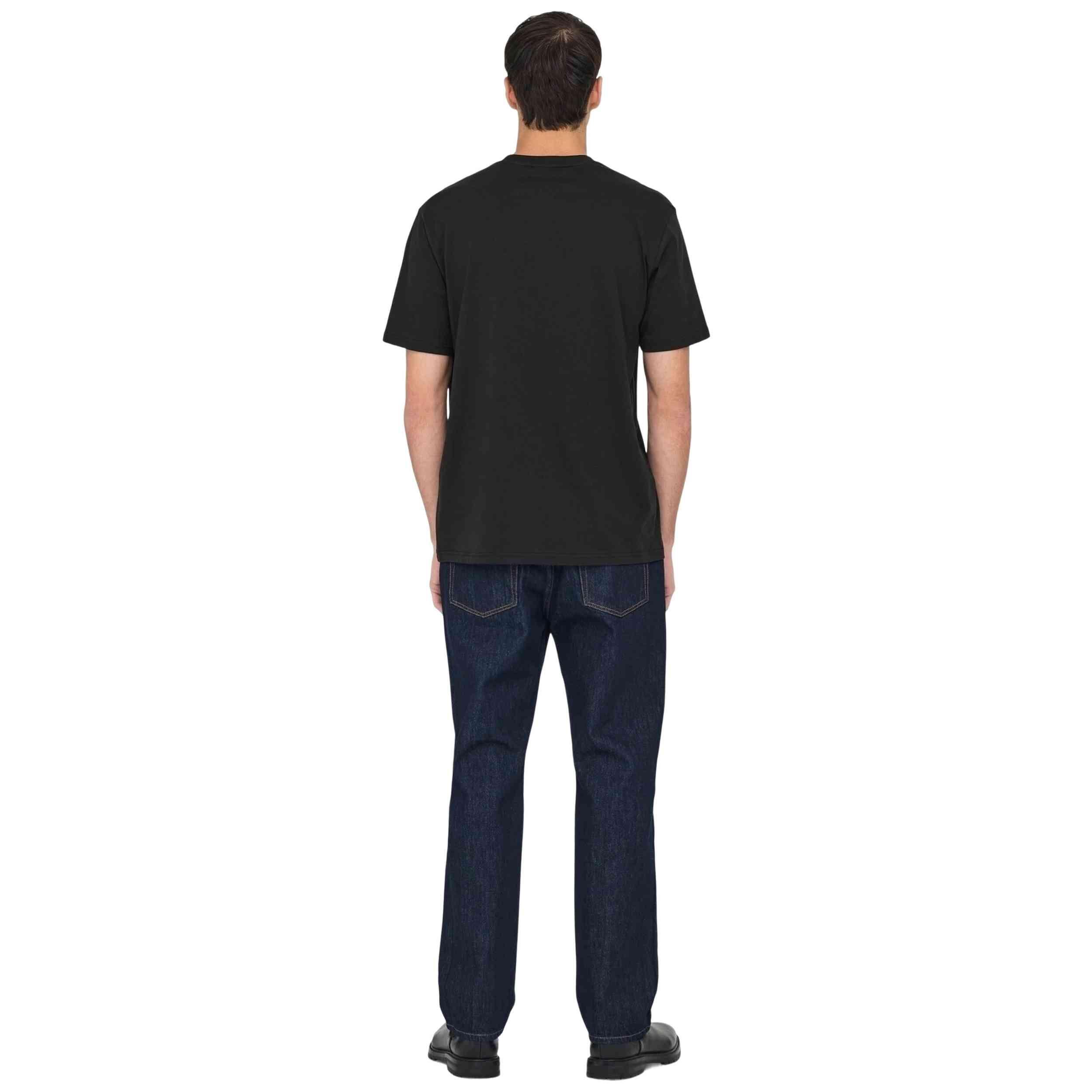 Maglia a maniche corte Only & sons modello 22033190-JETBLACKLOGO per uomini 4/5
