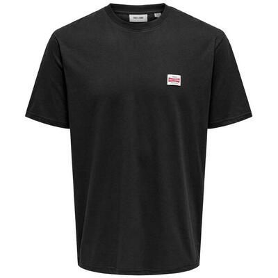T-shirt met korte mouwen only & sons model 22033190-jetblacklogo voor mannen