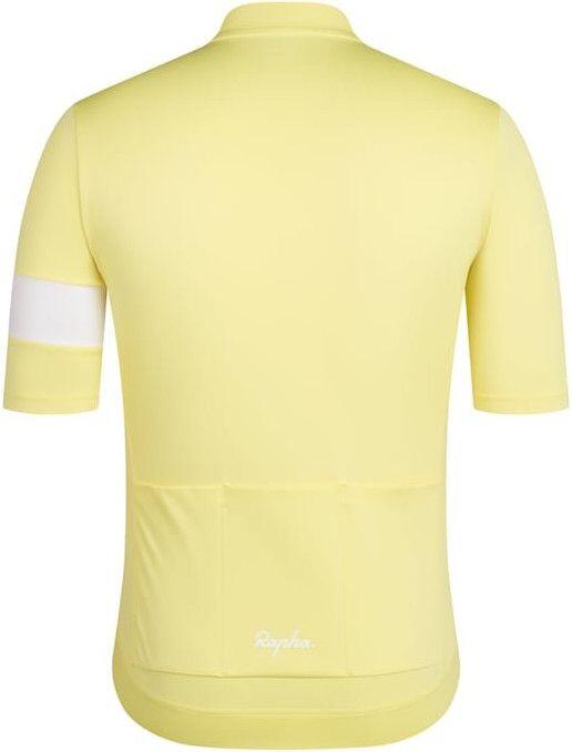 Maglia a maniche corte Rapha Core Jersey Uomo Giallo/Bianco 2/2