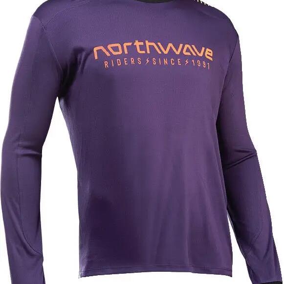 Northwave Sharp Violet/Orange long sleeve jersey