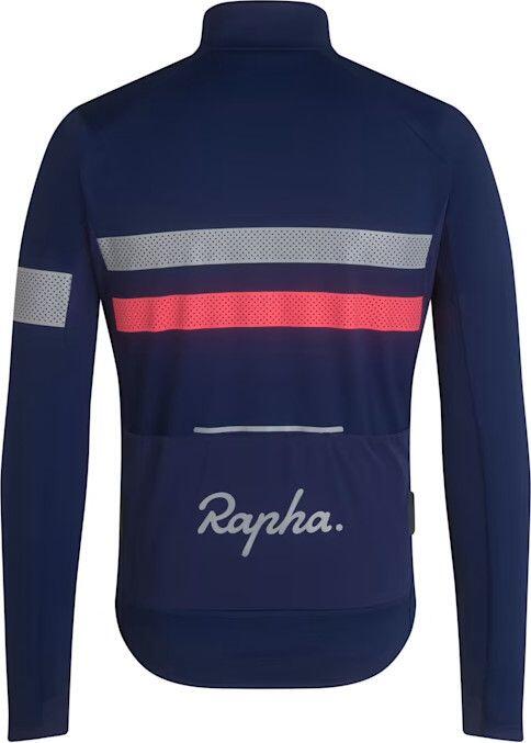 Maglia a maniche lunghe Rapha Brevet Windstopper Blu/Rosa 2/7