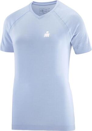 Maillot de manga corta Dazzle Blue Compressport para mujer IronMan