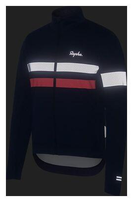Maglia a maniche lunghe Rapha Brevet Windstopper Blu/Rosa 7/7