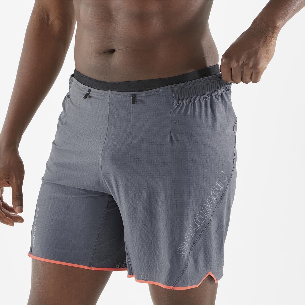 Short Salomon Sense Aero 7in Gris Homme 3/5