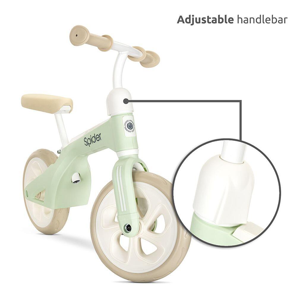 Infantil Paseo Bicicleta equilibrio SPIDER asiento ajustable limitador Mint 4/5