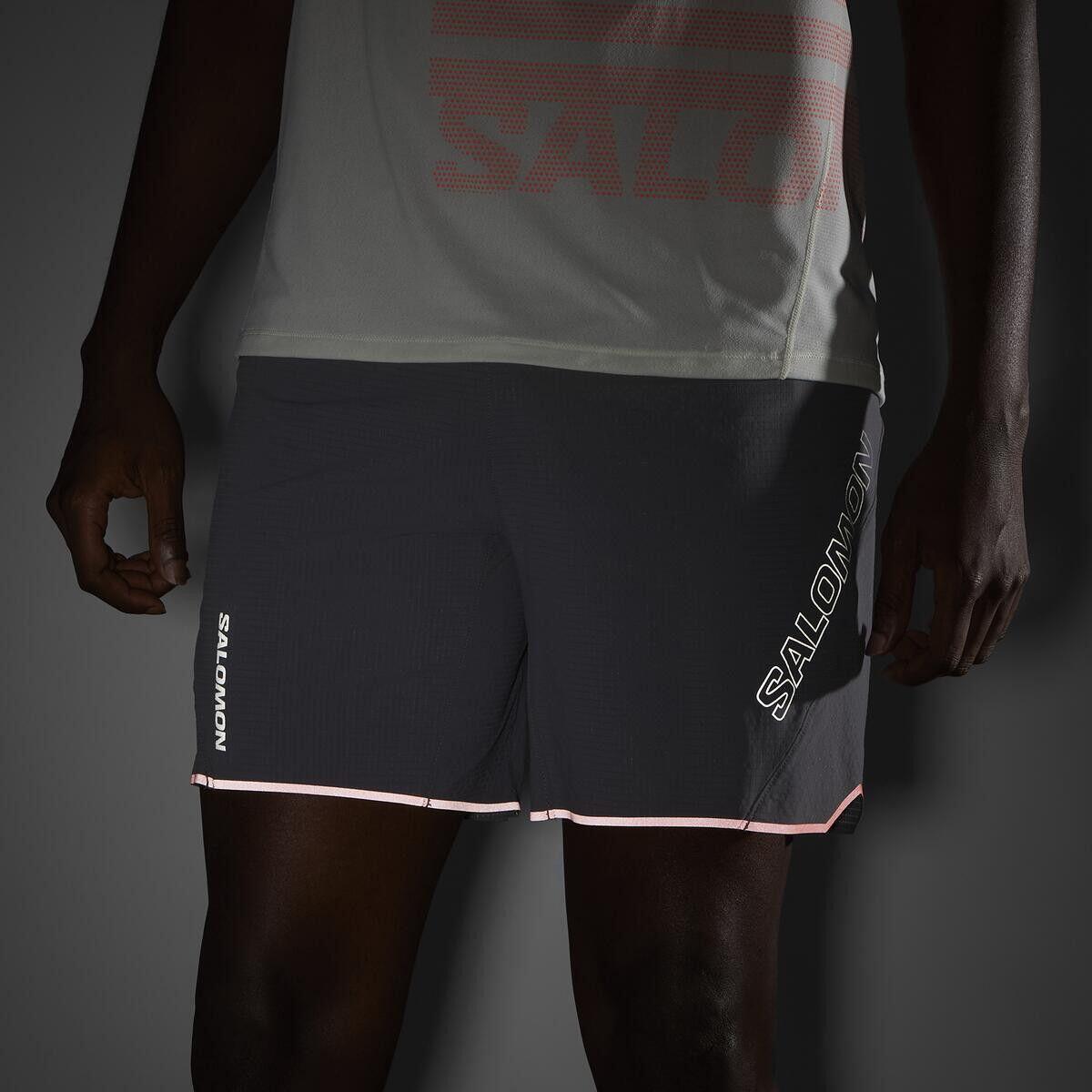 Short Salomon Sense Aero 7in Gris Homme 5/5