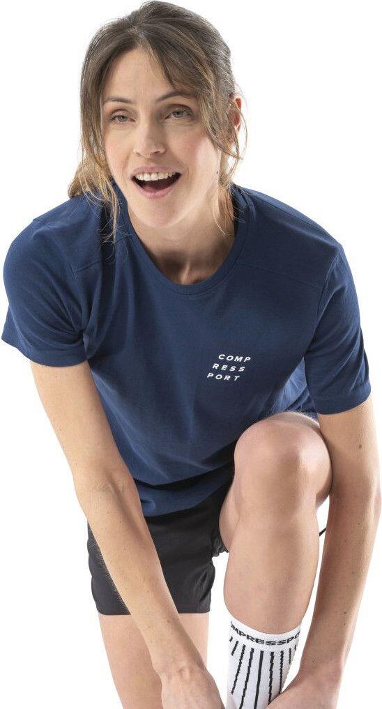 T-shirt manches courtes Compressport Podium Bleu Femme 3/7