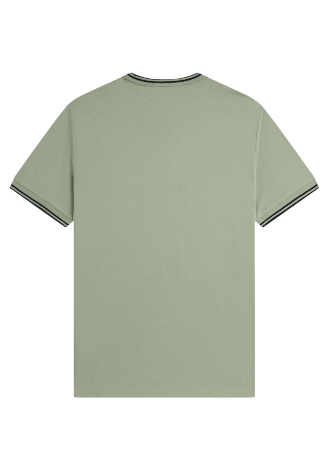 T-shirt met korte mouwen Fred perry model Twin Tipped T-Shirt voor mannen 2/4