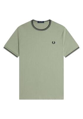 T-shirt met korte mouwen fred perry model twin tipped t-shirt voor mannen