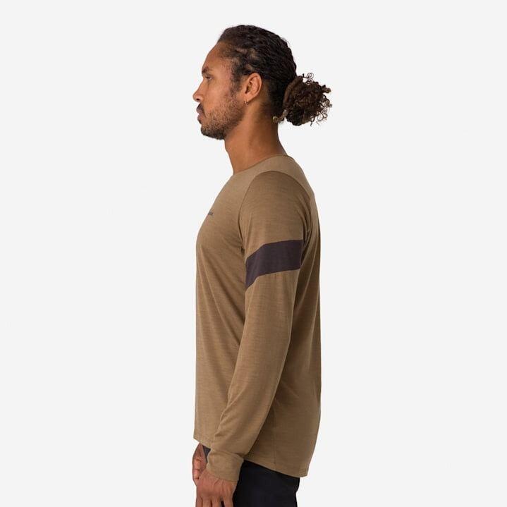 Maillot Manches Longues Rapha Trail Merino Marron / Noir 4/6