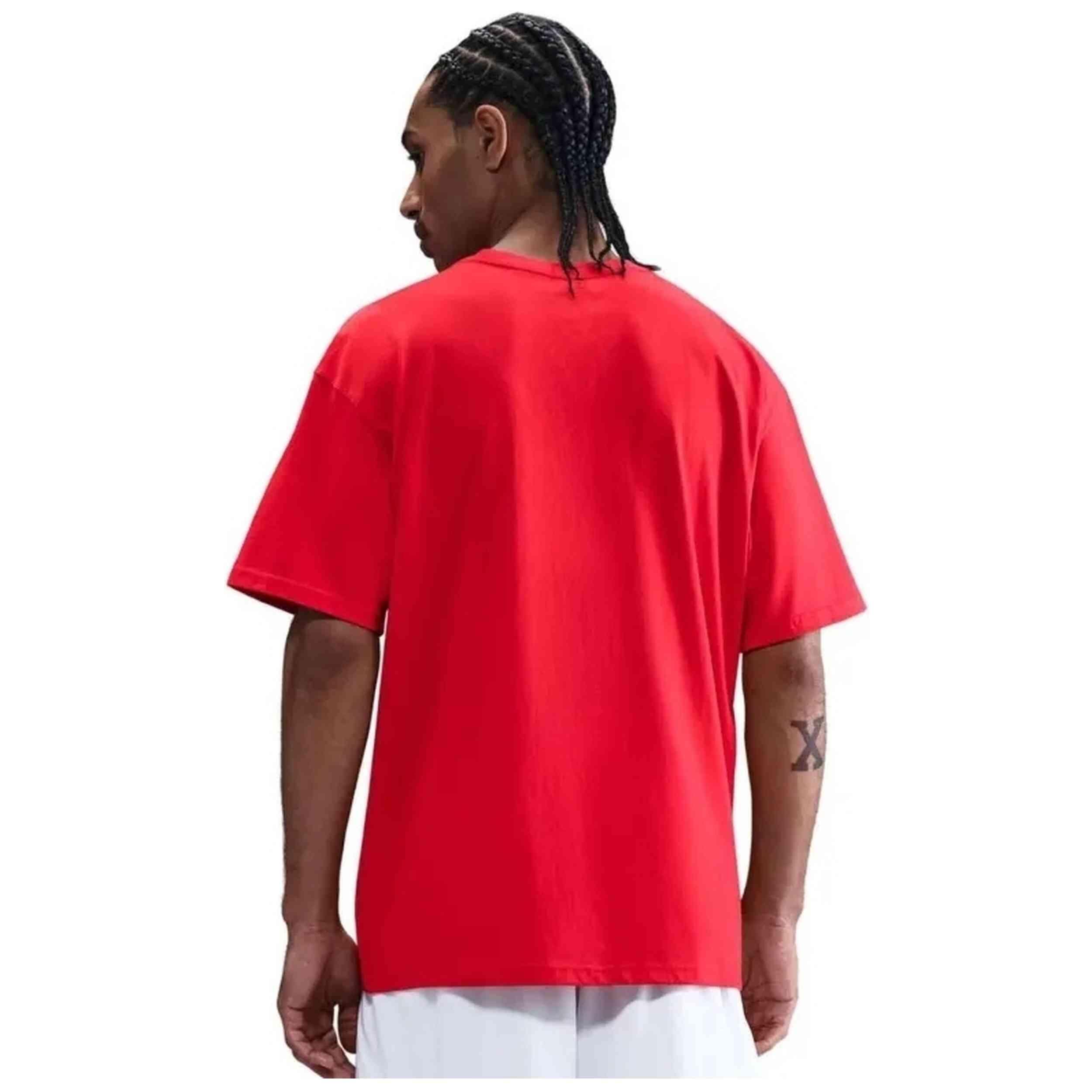 T-shirt met korte mouwen Nike model HJ3422-600 voor mannen 3/4