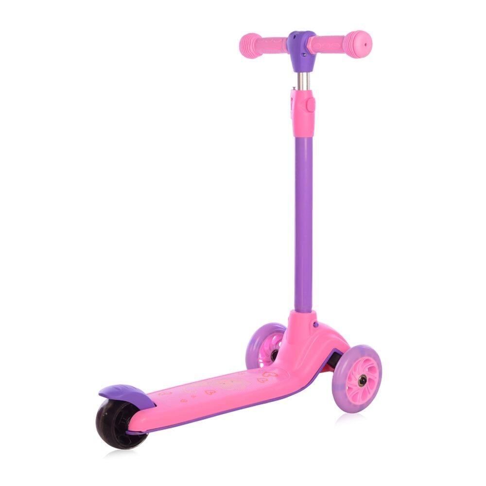 Infantil Paseo Patinete TAMTAM luces efecto luminoso ABEC Pink 2/5