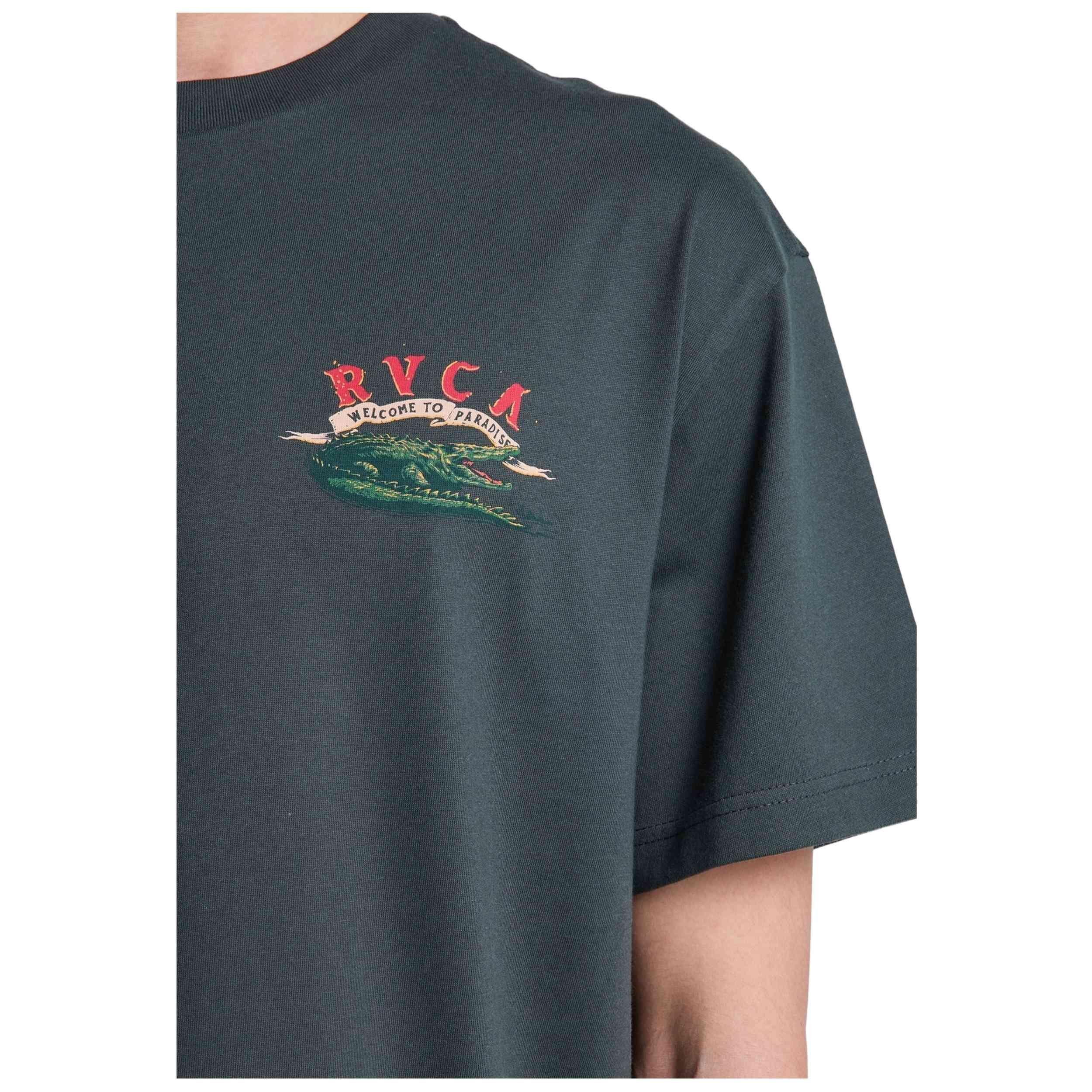 T-shirt met korte mouwen Rvca model Welcome To RVCA voor mannen 4/5