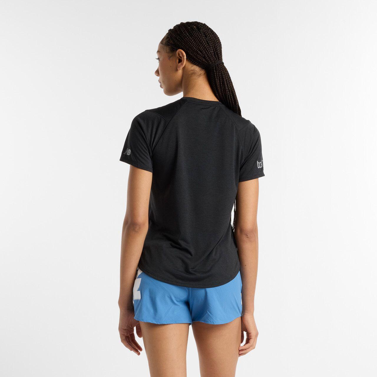 T-Shirt Running New Balance Athletics London Noir Femme 5/7