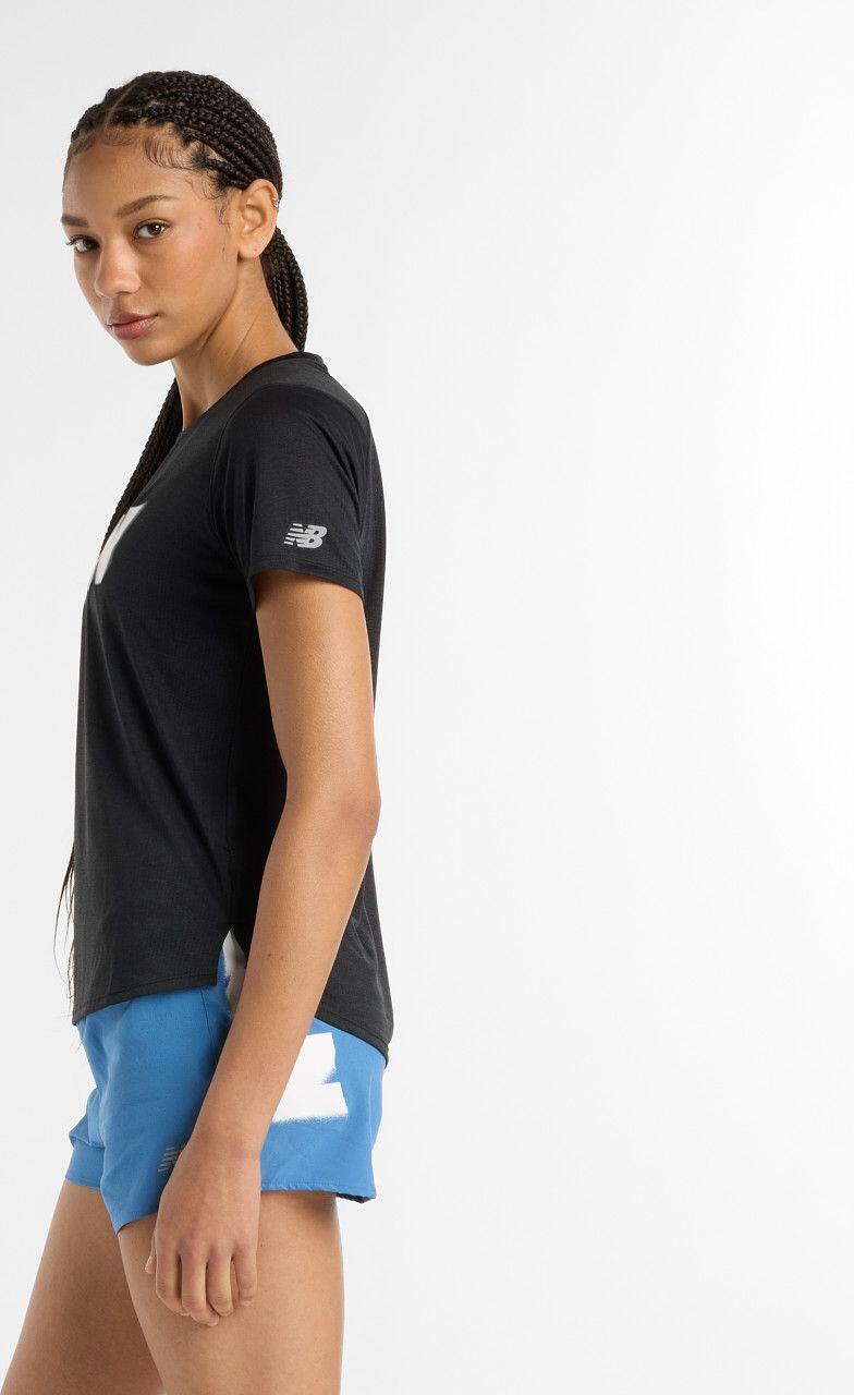 T-Shirt Running New Balance Athletics London Noir Femme 4/7