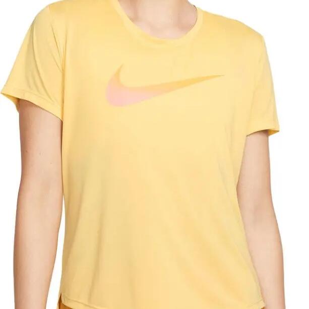 Nike Dri-Fit Swoosh Women's Short Sleeve Jersey Yellow