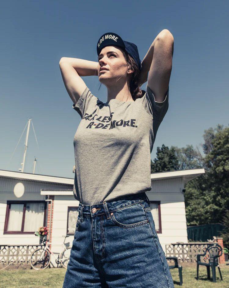 T-shirt Unisexe Çois - Talk Less Ride More - Gris 3/3