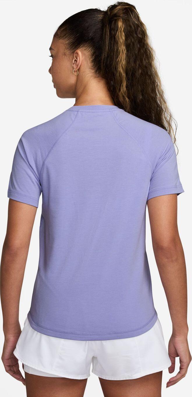 Maillot de manga corta Nike Dri-Fit Trail Malva para mujer 2/3