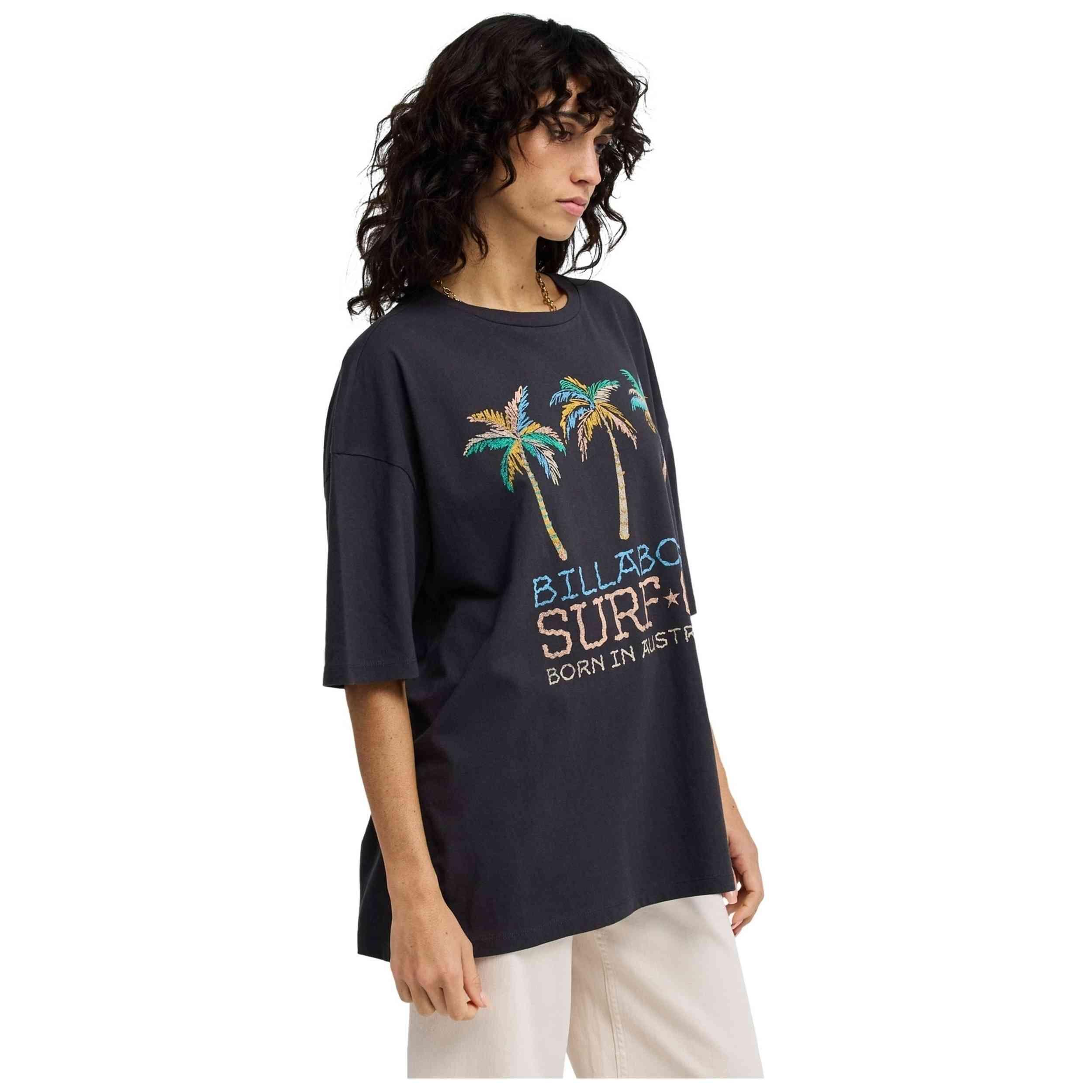 T-shirt Billabong modèle FOUND IN PARADI pour femmes 3/4