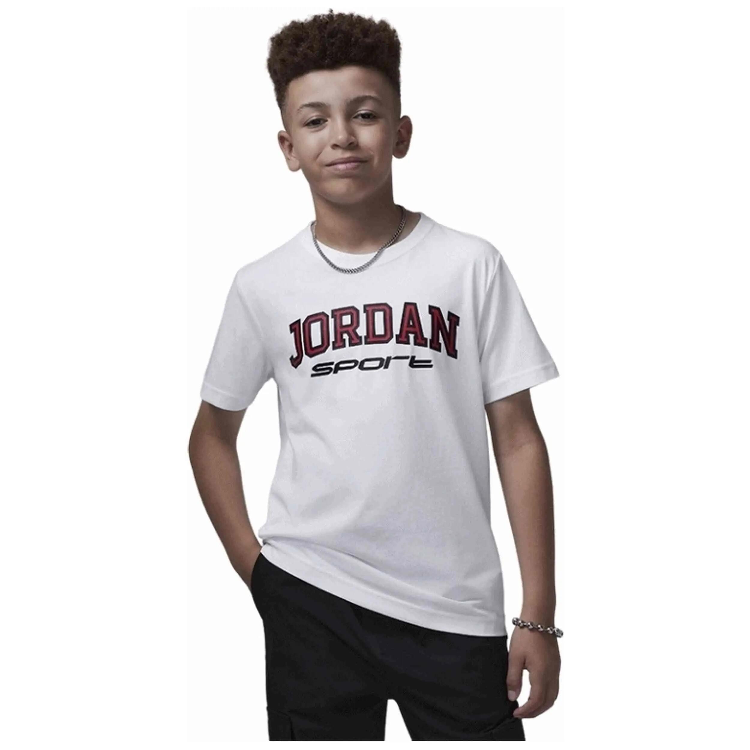 Camiseta de manga corta Jordan modelo 95D487-001 para niños 5/5