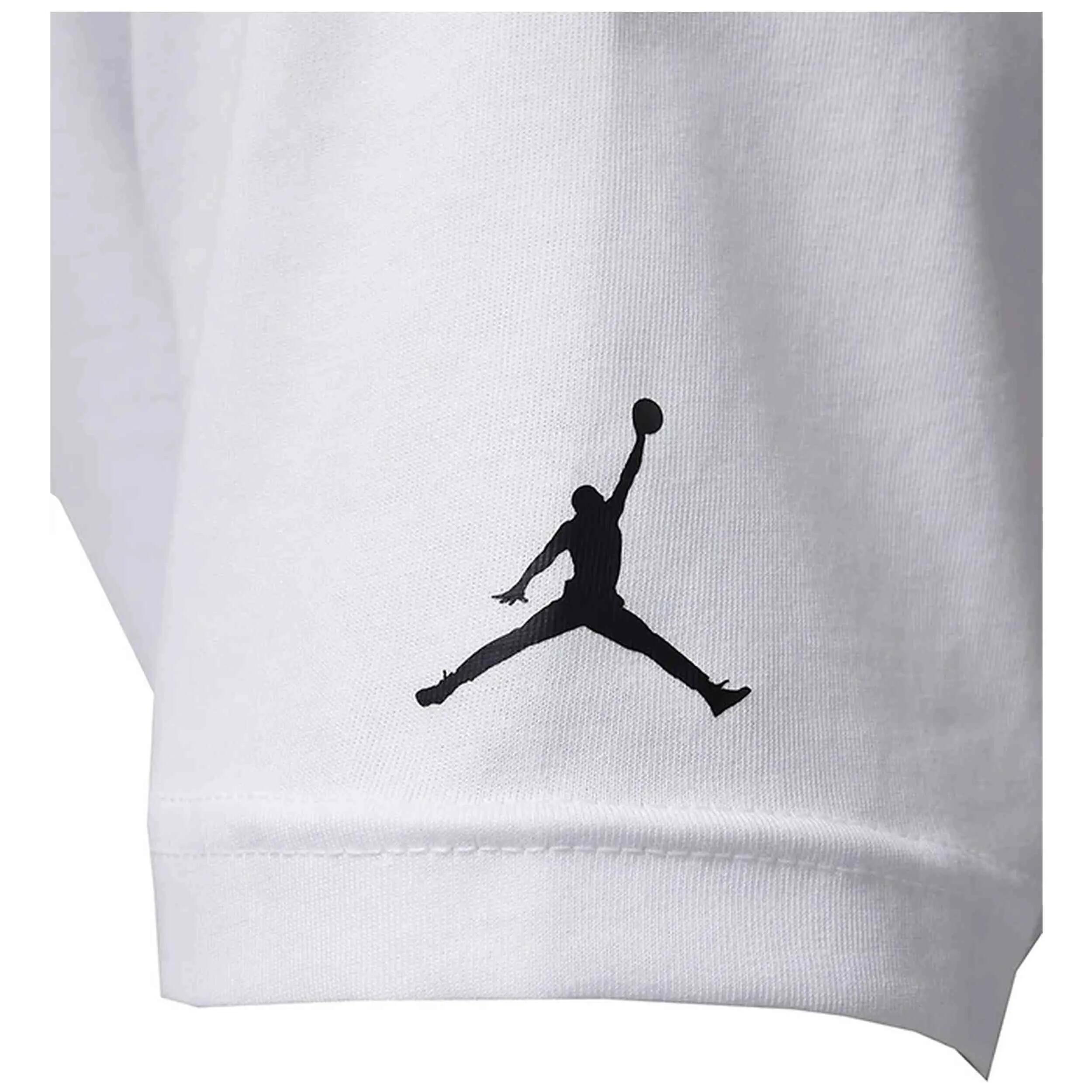 Camiseta de manga corta Jordan modelo 95D487-001 para niños 4/5
