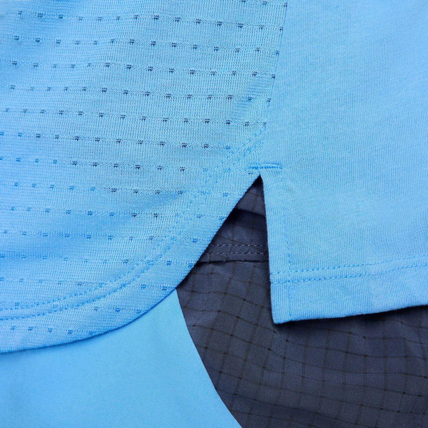 Maillot de manga corta Nike Solar Chase Azul Hombre 5/7