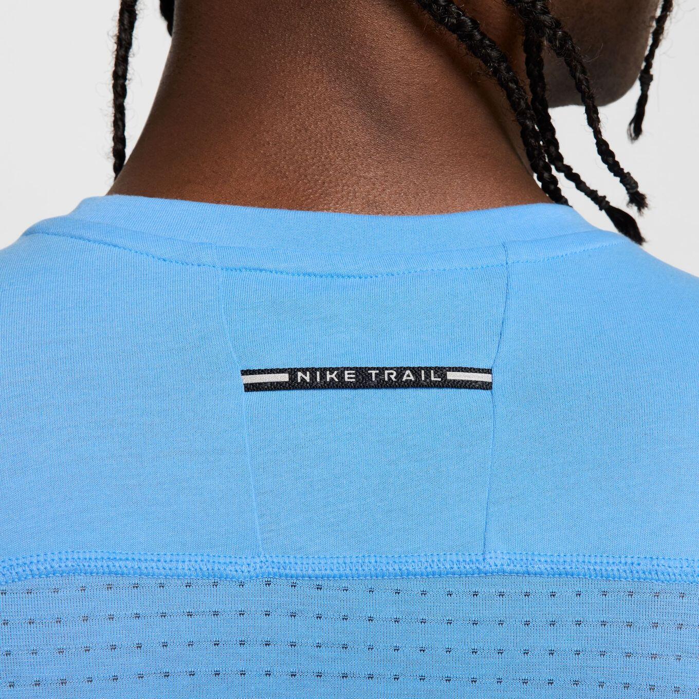 Maillot de manga corta Nike Solar Chase Azul Hombre 4/7