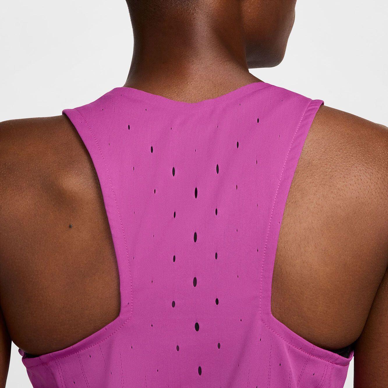 Nike AeroSwift Violett Damen Tanktop 4/5