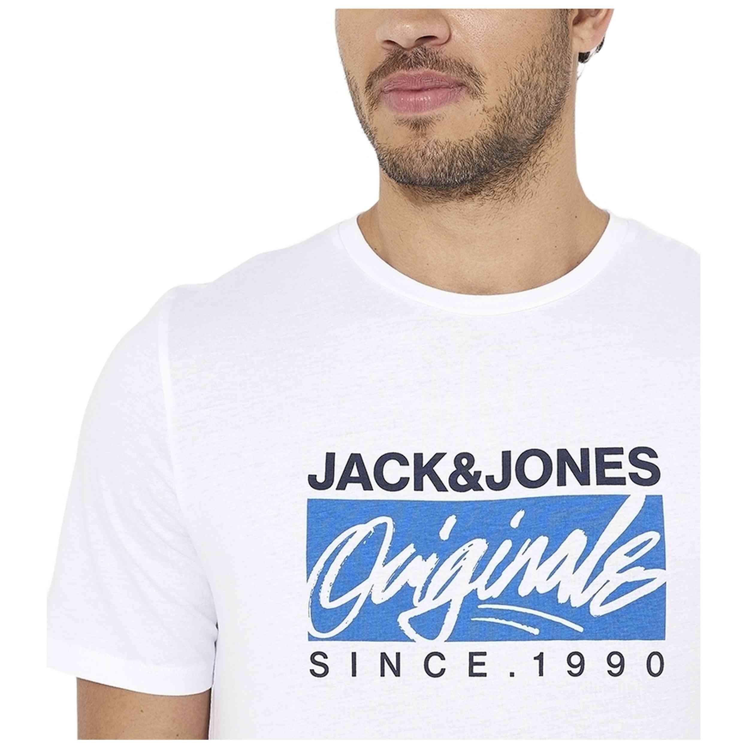 T-shirt Jack&jones modèle 12232649-BCO pour homme 3/4