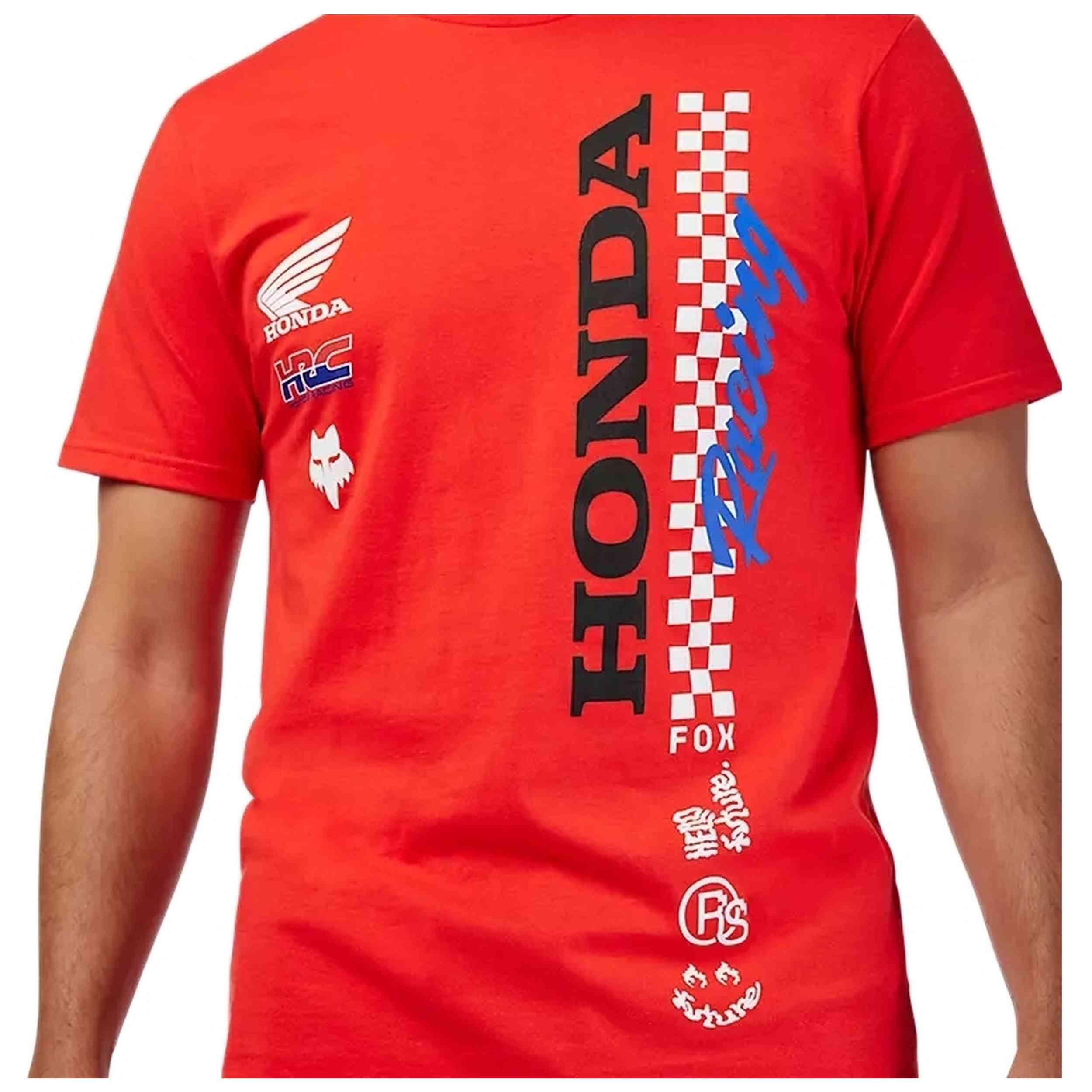 T-shirt met korte mouwen Fox model Camiseta Honda de Fox Racing voor mannen 5/5