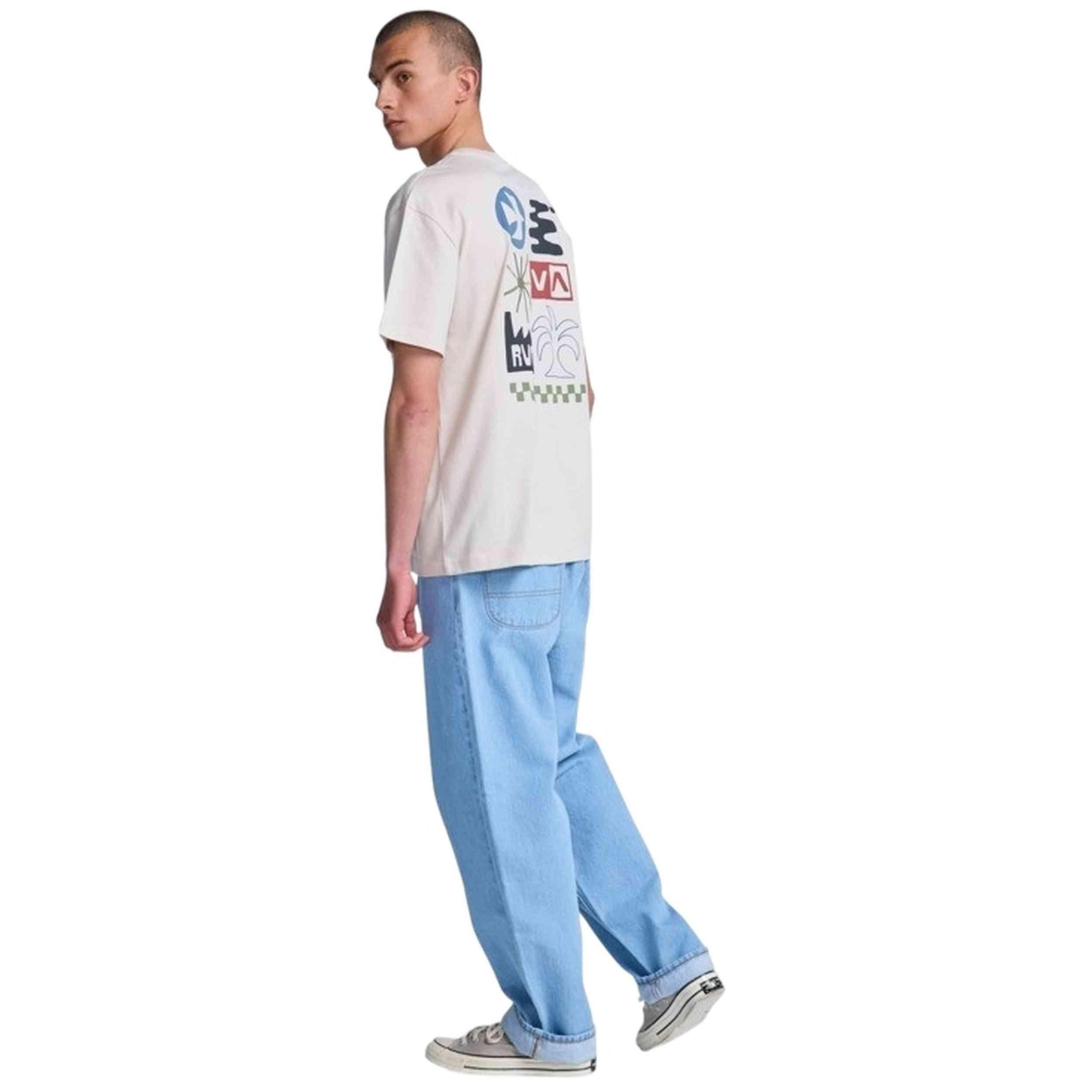 T-shirt Rvca modelo EVYZT00338-SEZ0 para homem 4/5