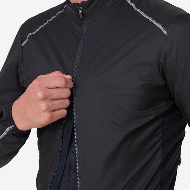 Giacca antivento Rapha Brevet Element Uomo Nero/Grigio 3/7