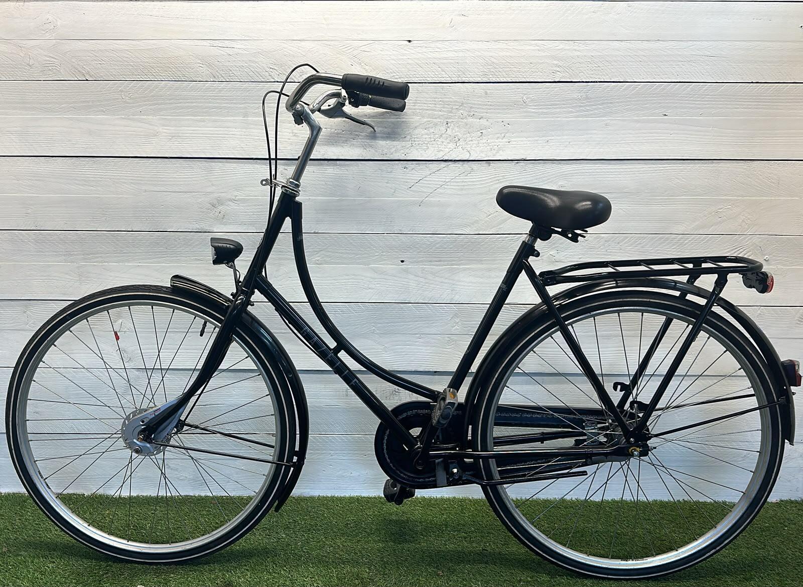 Gazelle stadsfiets 57 cm, 3 versnellingen, zwart 2/3