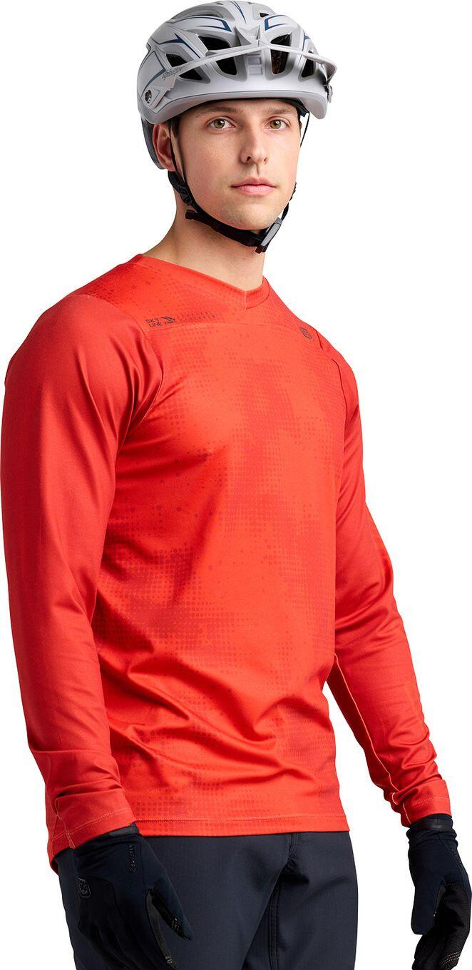 Troy Lee Designs Skyline Chill Orange Long Sleeve Jersey 3/7