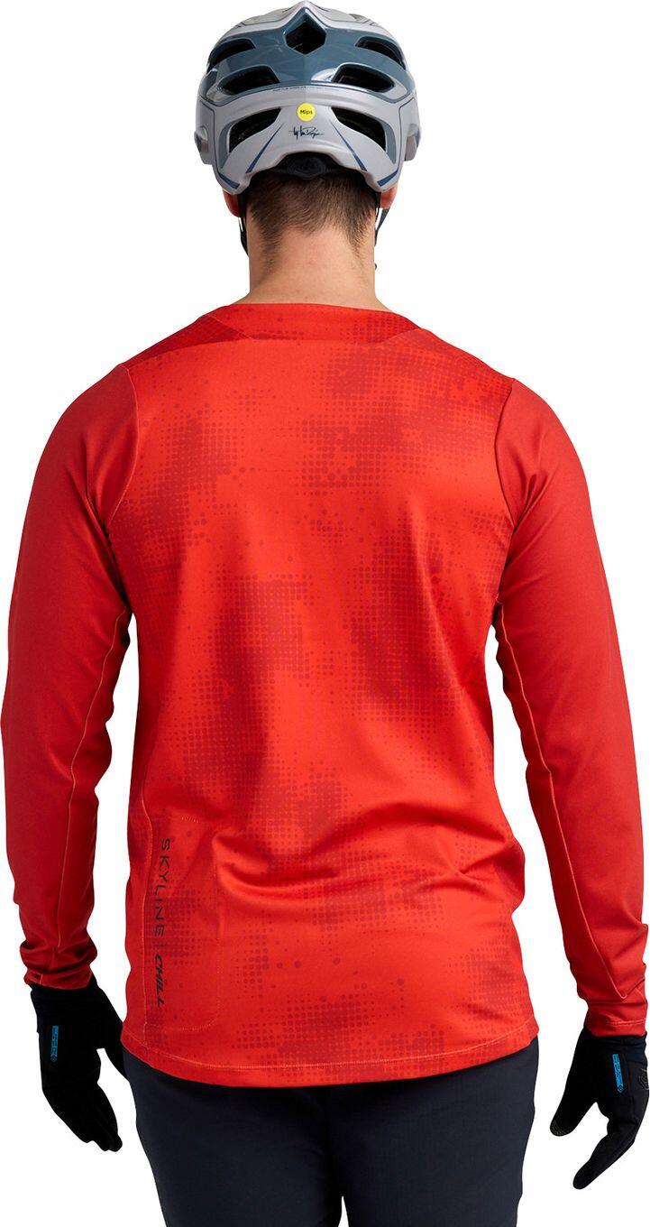 Troy Lee Designs Skyline Chill Orange Long Sleeve Jersey 2/7