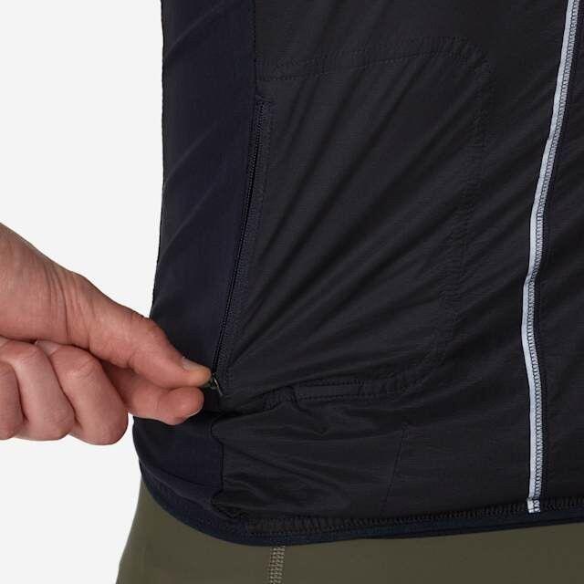 Giacca antivento Rapha Brevet Element Uomo Nero/Grigio 4/7