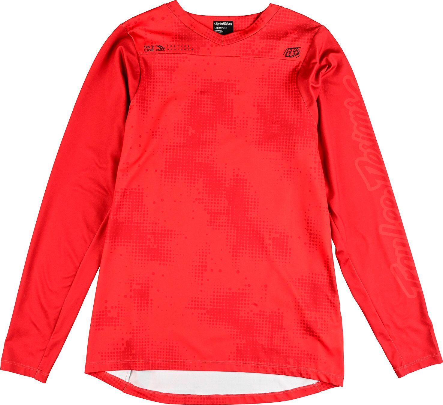Troy Lee Designs Skyline Chill Orange Long Sleeve Jersey 4/7