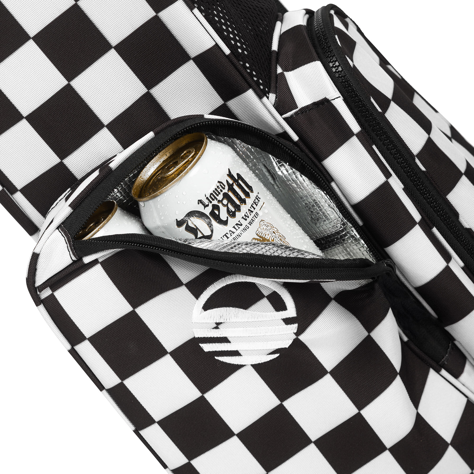 El Camino Golftas - Zwart-wit geruite 3/8